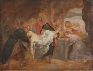 Entombment by (studio of) Rubens, Peter Paul