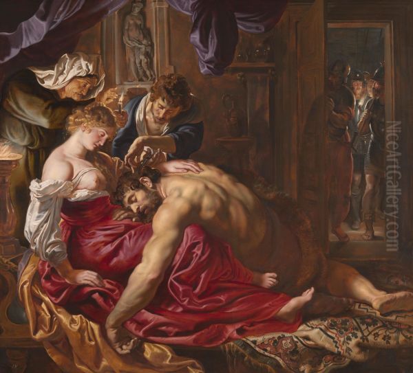 Samson and Delilah c. 1609 - view 1