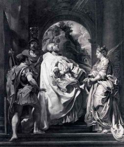 Modello For St. Gregory With Saints Domitilla, Maurus, And Papianus by (studio of) Rubens, Peter Paul