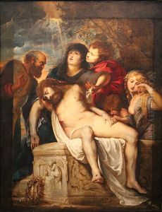 The Deposition 1602 by (studio of) Rubens, Peter Paul