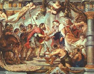The Meeting of Abraham and Melchizedek 1625