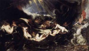 Hero and Leander (2) c. 1605 by (studio of) Rubens, Peter Paul