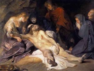 The Lamentation 1614 by (studio of) Rubens, Peter Paul