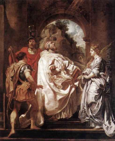 St Gregory the Great with Saints 1606 - view 1