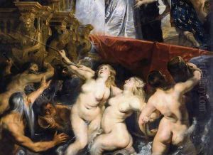 The Landing of Marie de Médicis at Marseilles (detail) 1623-25