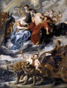 The Meeting of Marie de Medicis and Henri IV at Lyon 1622-25