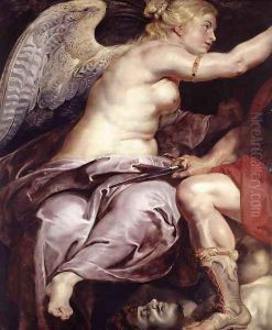 The Triumph of Victory (detail) c. 1614 by (studio of) Rubens, Peter Paul