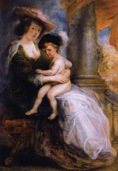 Helena Fourment with her Son Francis 1635 - view 1
