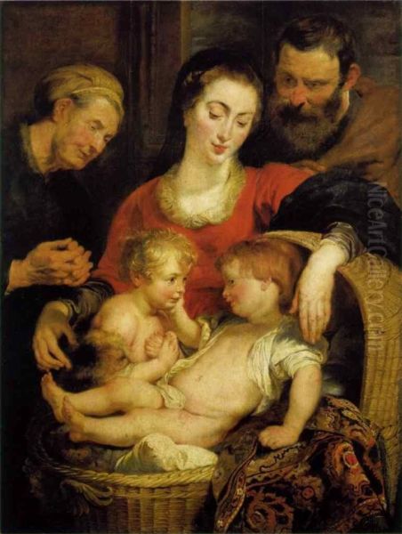 The Holy Family with St Elizabeth 1614-15 - view 1