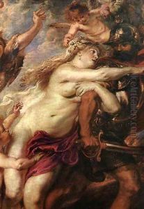 The Consequences of War [detail: 1] by (studio of) Rubens, Peter Paul