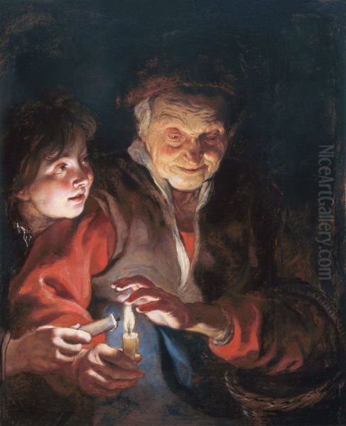 Night Scene (detail) - view 1