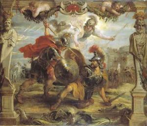 Achille Slays Hector