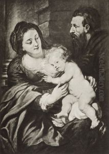 The Holy Family by (studio of) Rubens, Peter Paul
