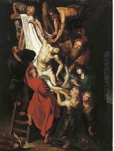 Descent from the Cross (centre panel) by (studio of) Rubens, Peter Paul