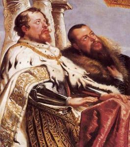 The Gonzaga Family Worshipping the Holy Trinity (detail)