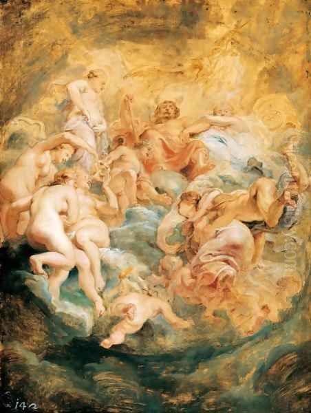 Psyche taken up into Olympus 1621 - view 1