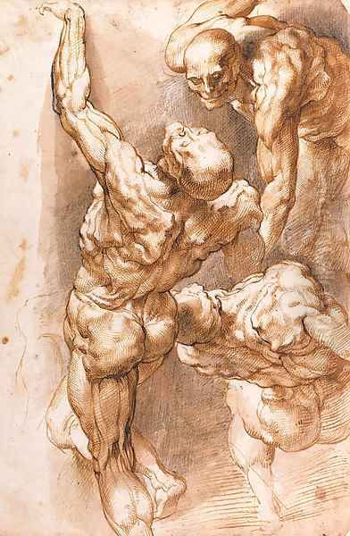 Anatomical studies Three nudes - view 1