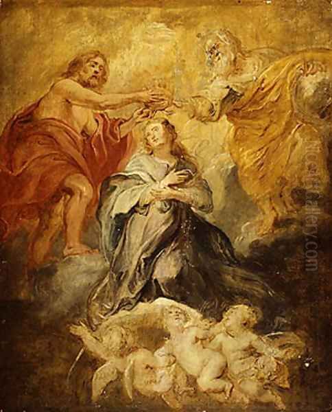 The Coronation of the Virgin sketch - view 1