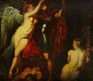 The Champion Of Virtue (Mars) Crowned By The Goddess Of Victory 1615-1616