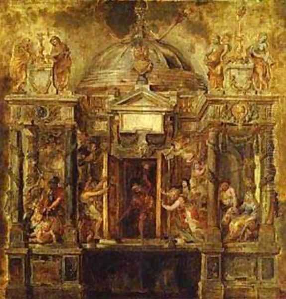 Temple Of Janus Study 1635 - view 1