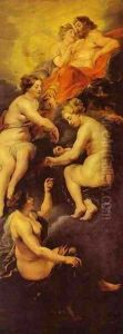 The Destiny Of Marie De Medici 1621-1625 by (studio of) Rubens, Peter Paul