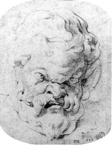 The head of Silenus, after the antique by (studio of) Rubens, Peter Paul