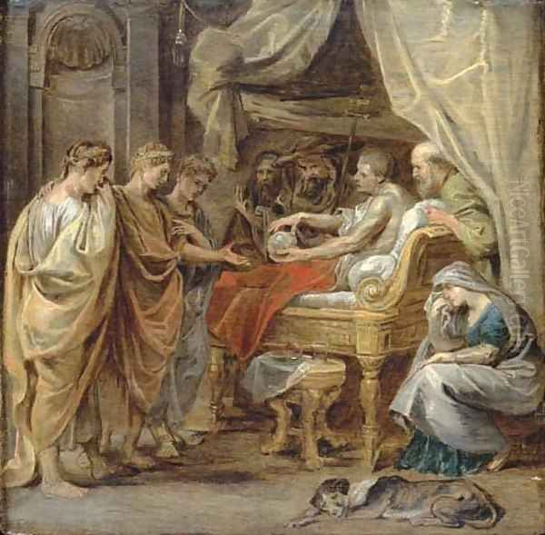 The Death of Constantine the Great a modello - view 1