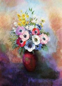 Anemones by Odilon Redon