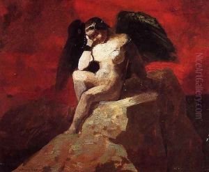 Angel In Chains by Odilon Redon