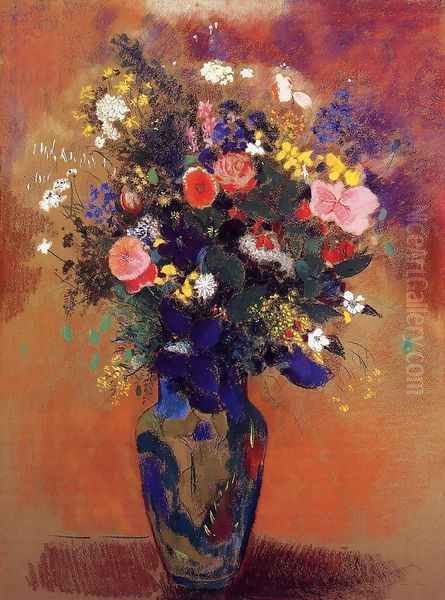 Bouquet In A Persian Vase - view 1