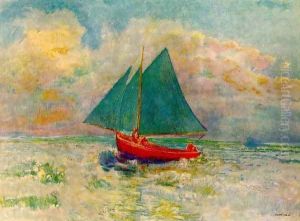 Red Boat with a Blue Sail 1906-07