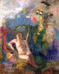 Landscape With Eve by Odilon Redon