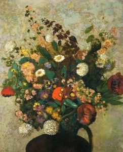Bouquet Of Flowers3 by Odilon Redon