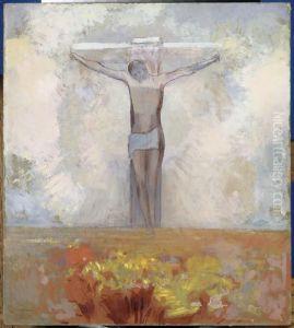 Christ On The Cross by Odilon Redon