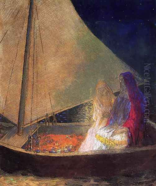 Boat With Two Figures - view 1