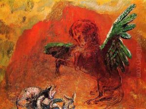 Pegasus And The Hydra by Odilon Redon