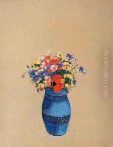 Vase Of Flowers16 by Odilon Redon