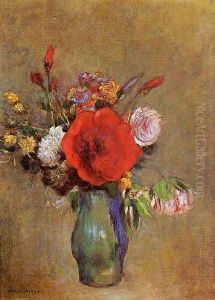 Vase Of Flowers12 by Odilon Redon