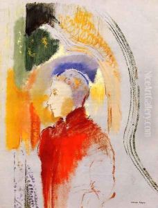 Figure In Profile by Odilon Redon