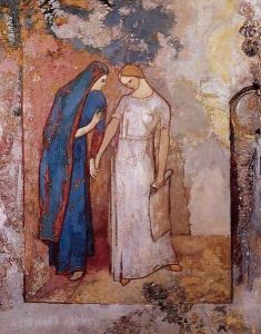 Initiation To Study by Odilon Redon
