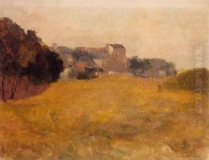Small Village In The Medoc by Odilon Redon