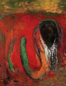 Onnes Aka Christ And The Serpent by Odilon Redon