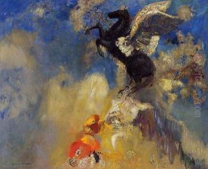 The Black Pegasus by Odilon Redon