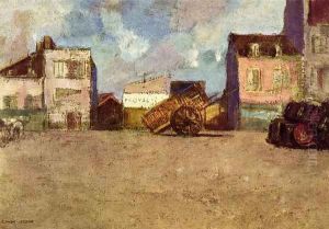Near The Harbor Brittany by Odilon Redon