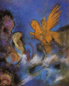 Roger And Angelica2 by Odilon Redon
