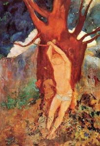 The Martyrdom Of Saint Sebastian by Odilon Redon