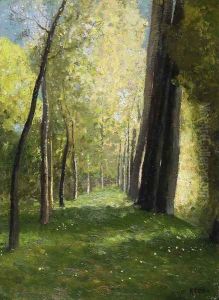 Lane of Trees by Odilon Redon