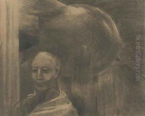 Homme et sphère by Odilon Redon