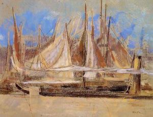 Yachts at Royan by Odilon Redon