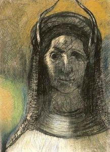 Figure cornue by Odilon Redon
